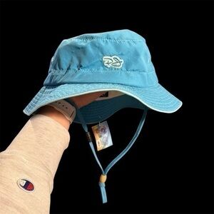 New teal light blue Panama Jack bucket hat